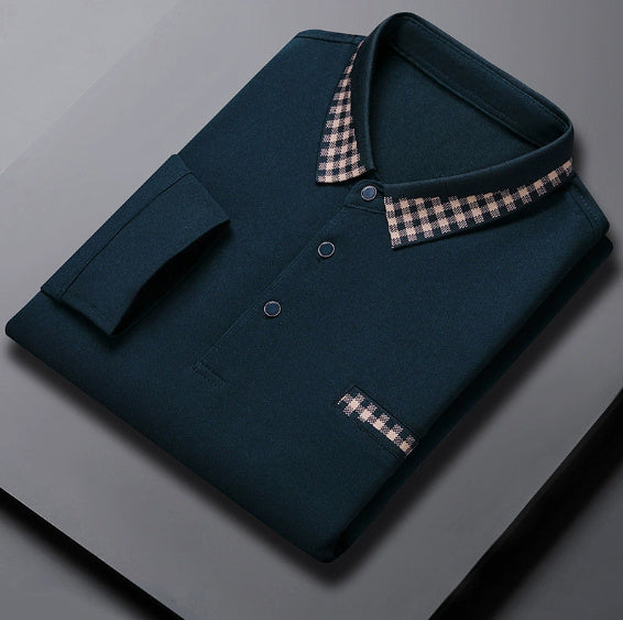 Solid Color Casual Dad Long-t-shirt by http://Lolyshop.shop