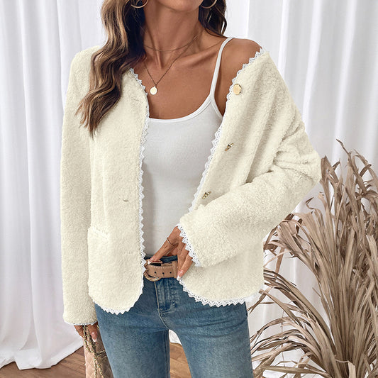 European And American Fashion Lambswool Cardigan - Http:// Lolyshop.shop