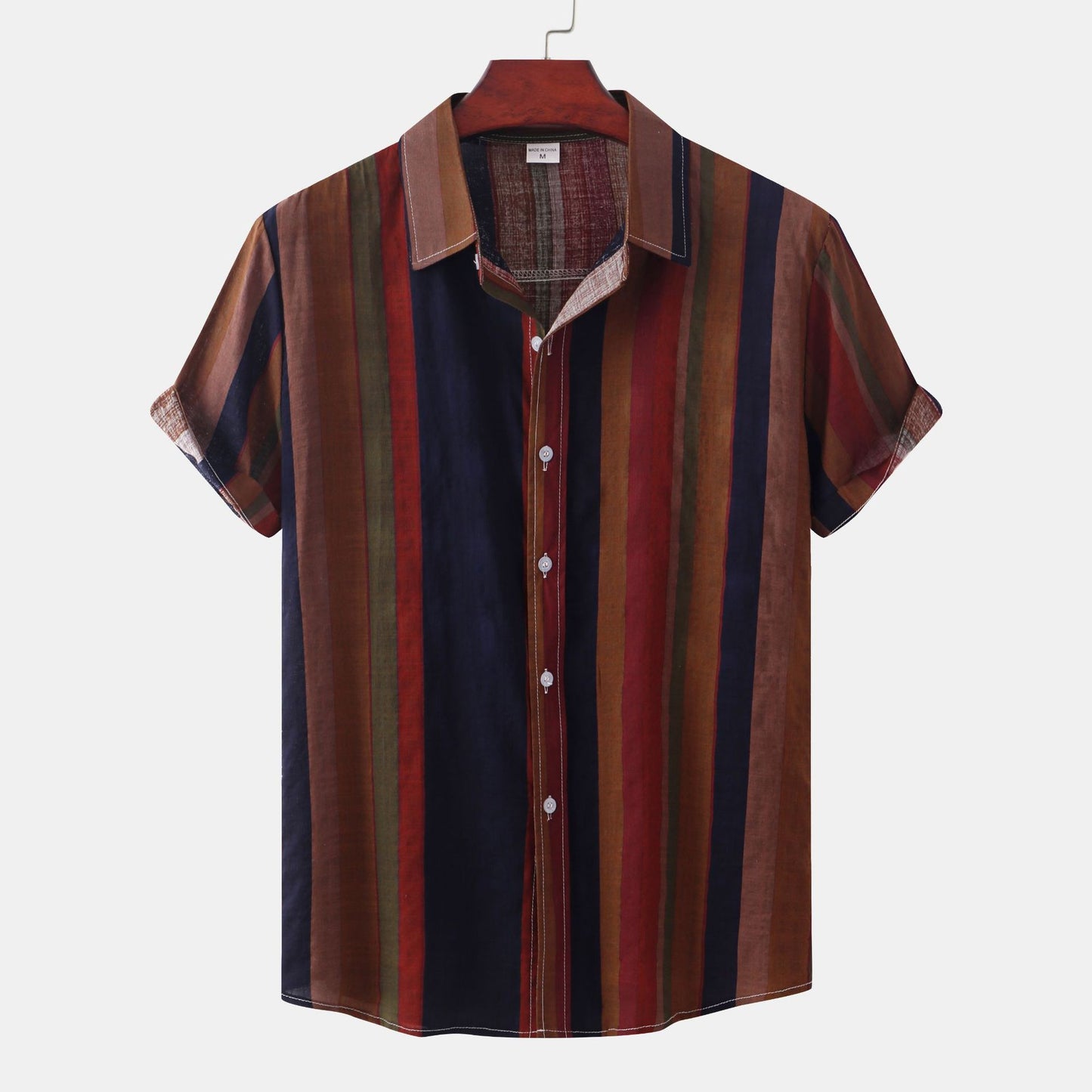 Summer Men's Clothing Printing Casual Retro Shirt Men by http://Lolyshop.shop