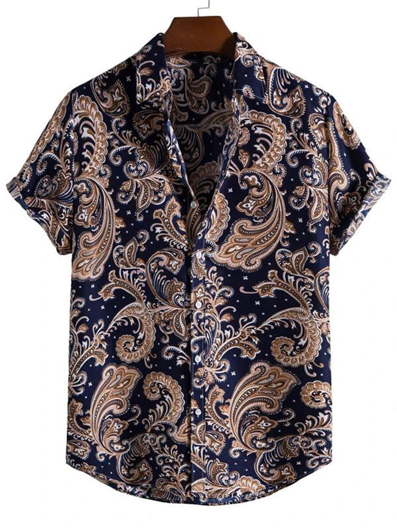 Vintage Shirt Hawaiian Loose Breathable Men's Clothing by http://Lolyshop.shop