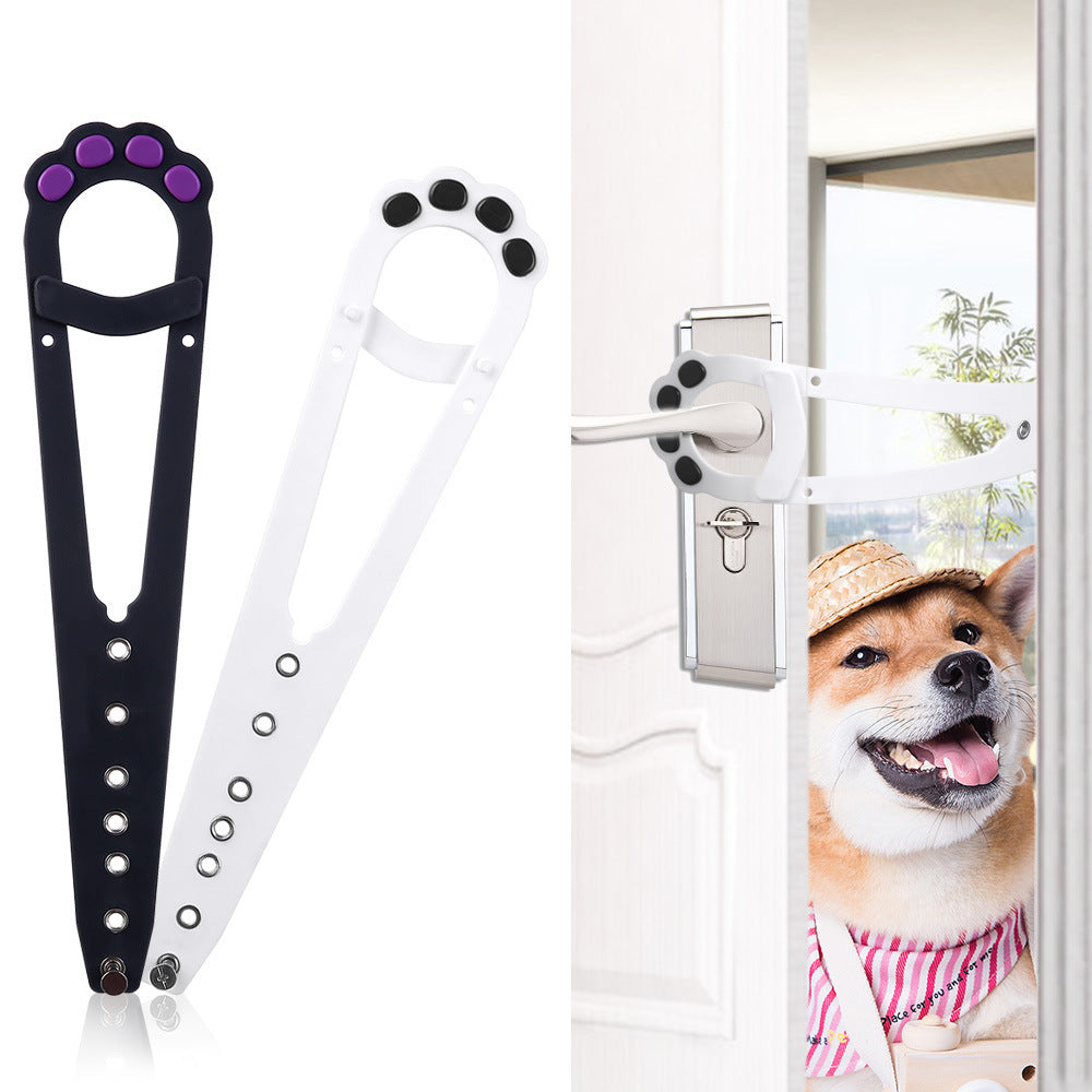 Pet Cat Door Holder Latch Prevents Dogs From Entering Cat Supplies Adjustable Elastic Gate Lock Keep Dog Out Pet Cat Accessories by http://Loyshop.shop