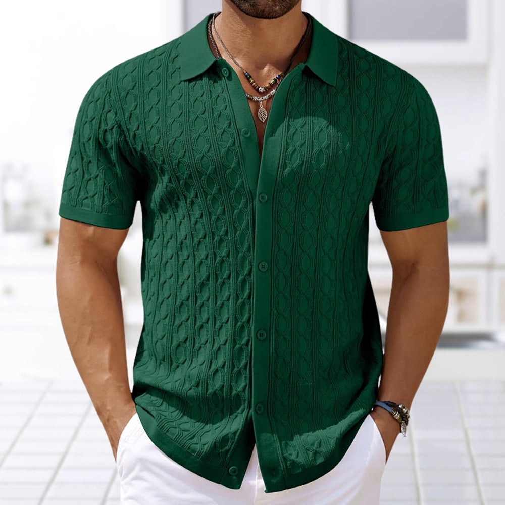 Summer Short-sleeved Men's Clothing European And American by http://Lolyshop.shop