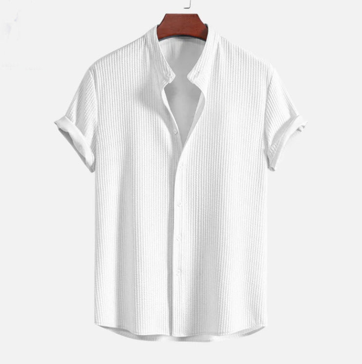 Short Sleeve Loose Shirt Top Summer Mens Clothing by http://Lolyshop.shop