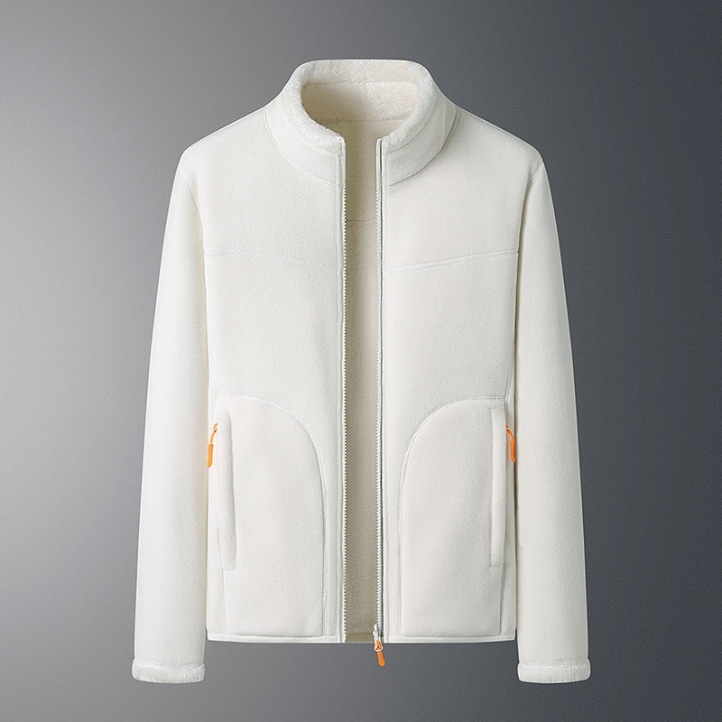 Outdoor Fleece Coat Men's And Women's Autumn And Winter Warm Fleece Sweater Fleece-lined by http://Lolyshop.shop