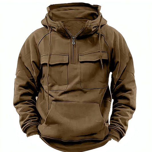 Men's Zip-up Hoodies Sweatshirt With Drawstring And Pocket Design Fashion Casual Sports Sweatshirt by http://Loyshop.shop