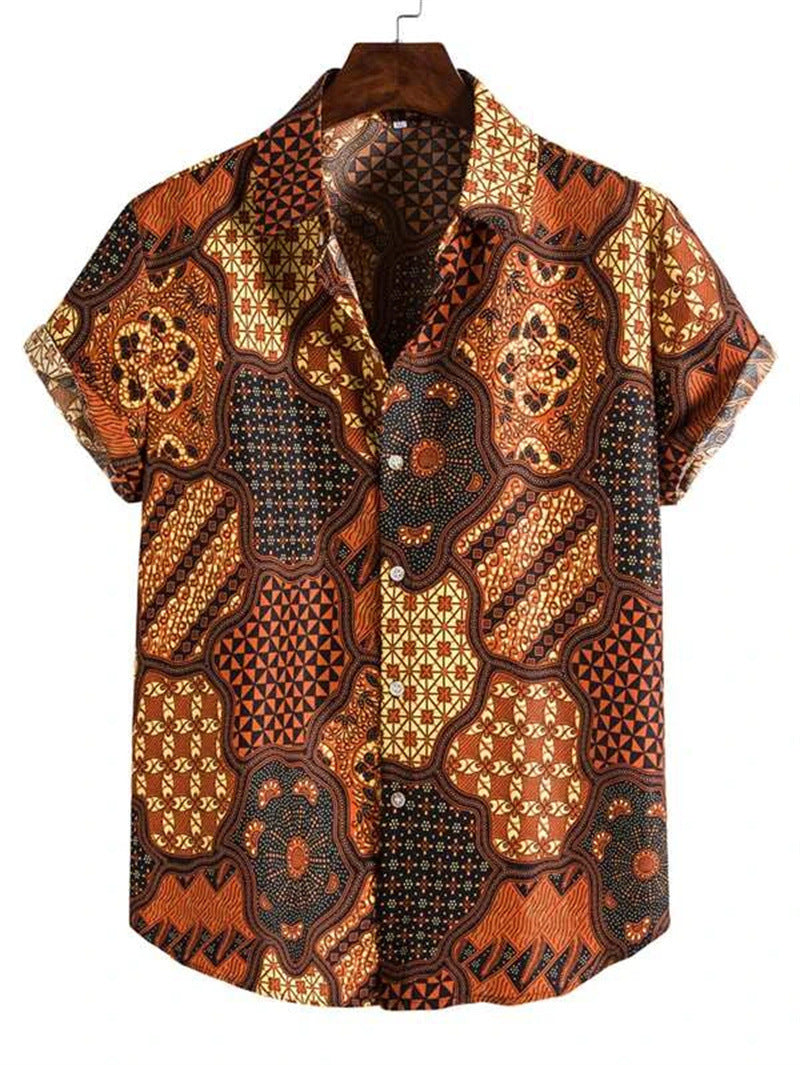 Vintage Shirt Hawaiian Loose Breathable Men's Clothing by http://Lolyshop.shop
