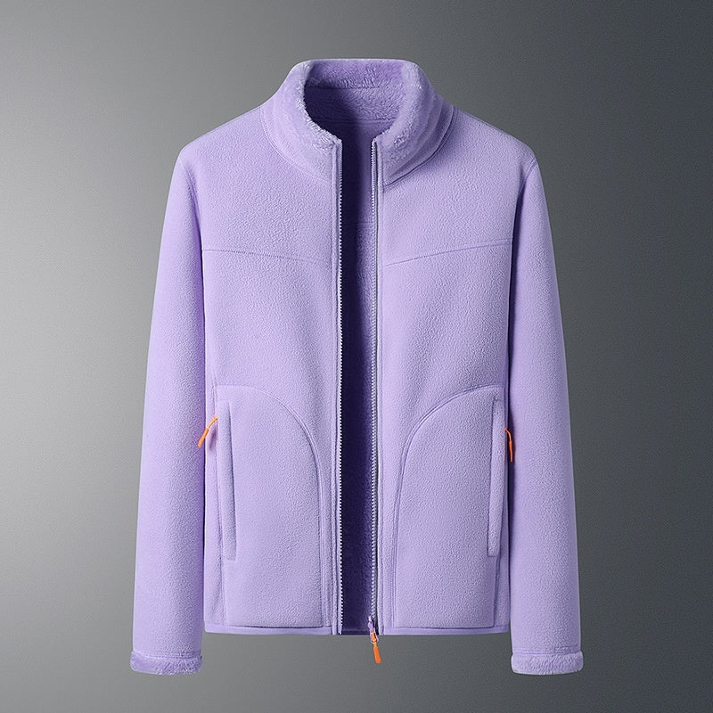 Outdoor Fleece Coat Men's And Women's Autumn And Winter Warm Fleece Sweater Fleece-lined by http://Lolyshop.shop