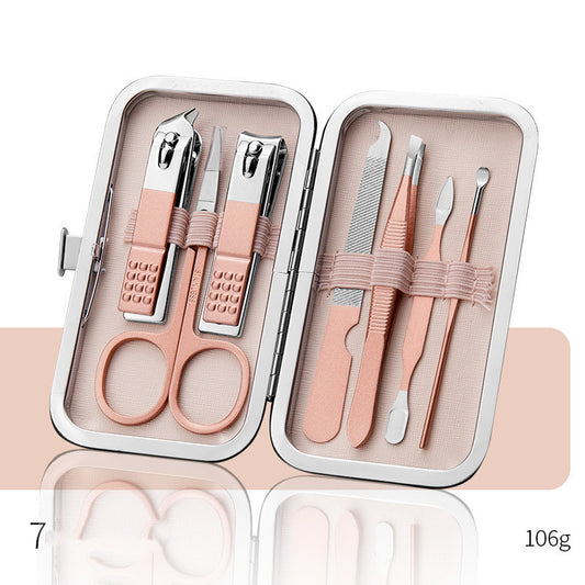 Professional Scissors Nail Clippers Set Ear Spoon Dead Skin Pliers Nail Cutting Pliers Pedicure Knife Nail Groove Trimmers by http://Lolyshop.shop