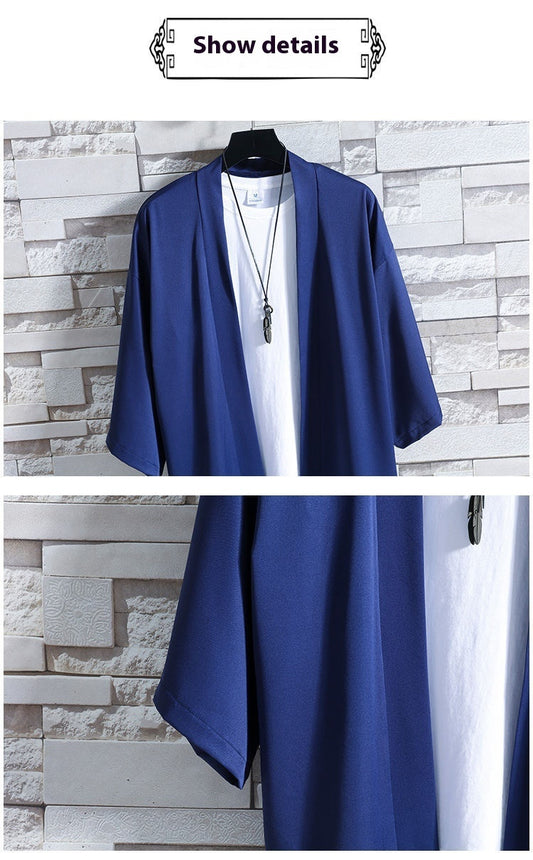 Summer Thin Chinese Style Ice Silk Sun Protection Clothing Robe Hanfu by http://Lolyshop.shop