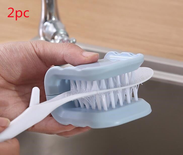 U-Shaped Knife And Cutlery Cleaner Brush Home Kitchen Cleaning Brushes Bristle Scrub Kitchen Washing by http://Lolyshop.shop