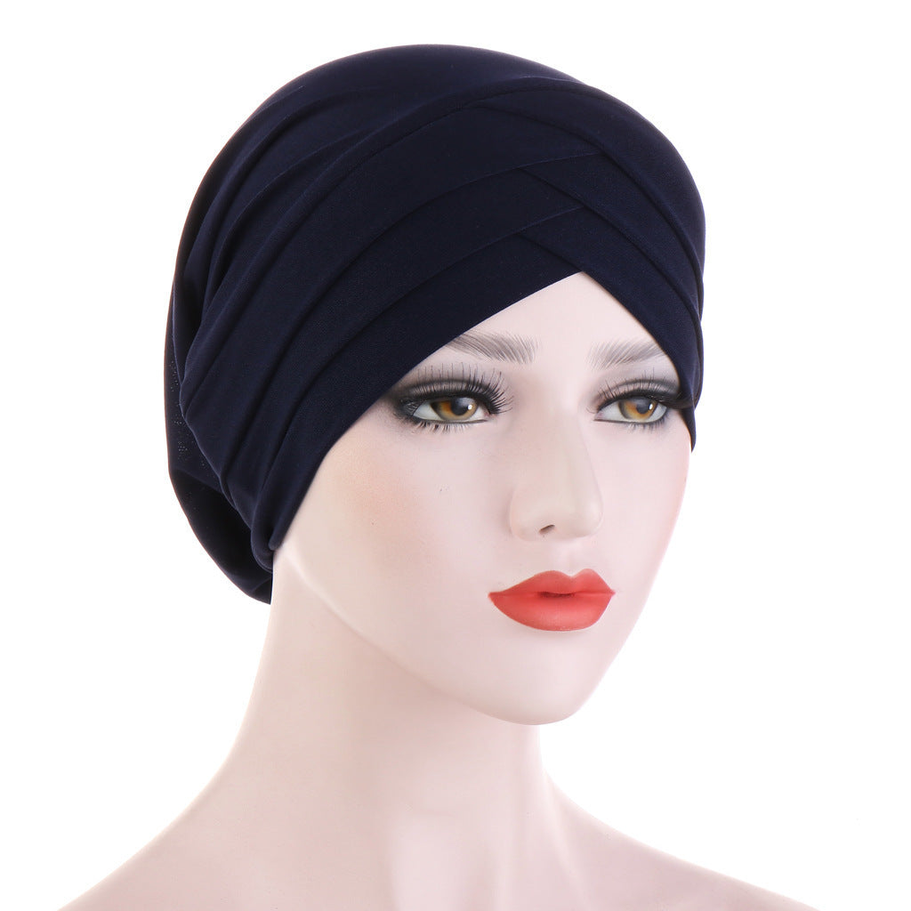 Three Crossed Indian Hats In Stretch Cloth Forehead