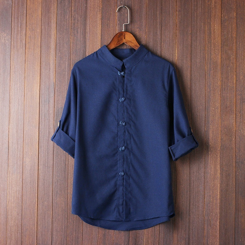 Men's Linen Vintage Plus Size Shirt by http://Lolyshop.shop