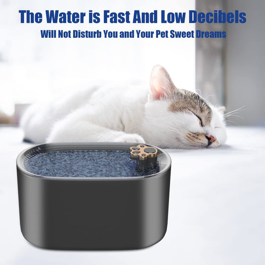 3L Cat Water Fountain Filter Automatic Drinker For Dogs Cats Pet Water Dispenser Ultra-Quiet Water Dispenser With LED Light Pet Products by http://Loyshop.shop