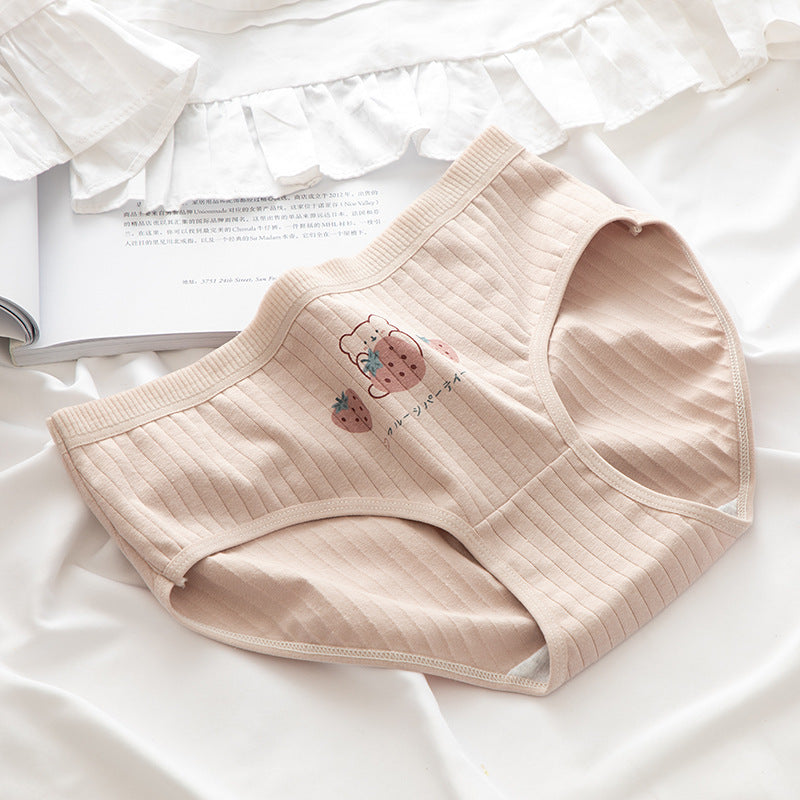 Women's Underwear Cotton Mid Waist by http://Lolyshop.shop