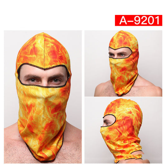 Riding Skating Dust Hood Halloween Skull Mask
