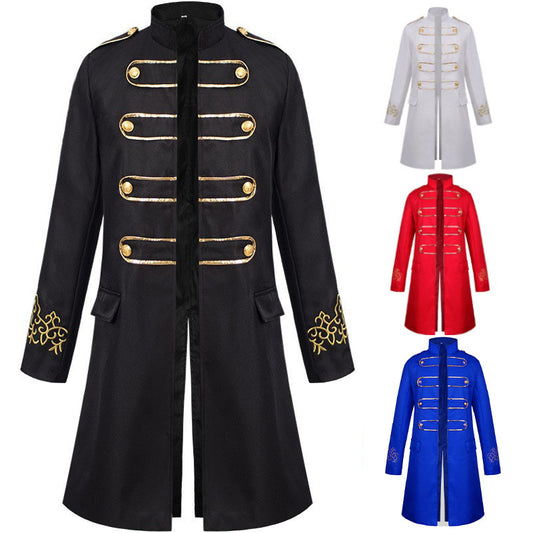 Men's Halloween Embroidered Jacket Stage Clothes by http://Lolyshop.shop