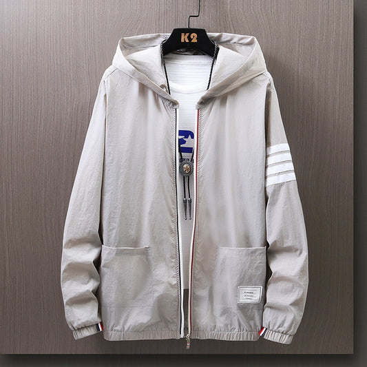 Men's Summer New Style Thin Breathable Outdoor Leisure Ice Silk Sunscreen Clothing by http://Lolyshop.shop