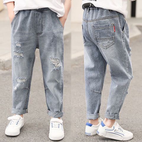 Boys' Denim Trousers Trousers Children's Clothing by http://Lolyshop.shop