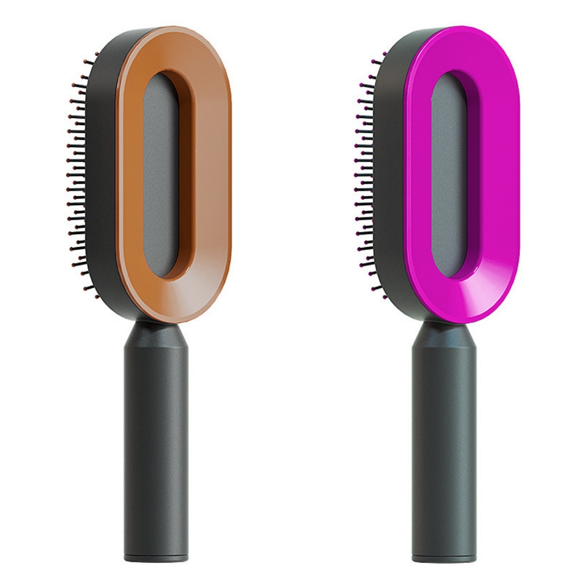 Self Cleaning Hair Brush For Women One-key Cleaning Hair Loss Airbag Massage Scalp Comb Anti-Static Hairbrush by http://Lolyshop.shop