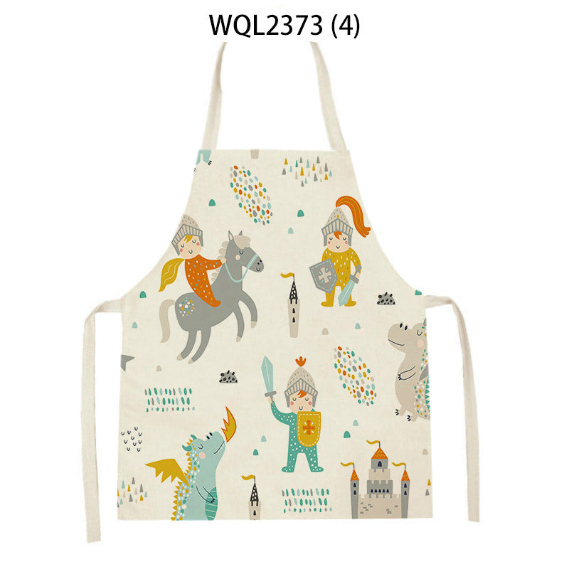 Cartoon Apron Kitchen Printing Sleeveless Blouse by http://Lolyshop.shop