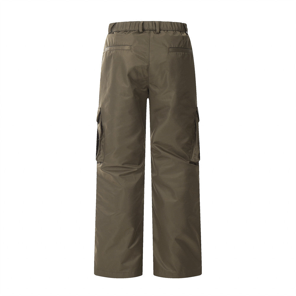 Pleated Knee Paratrooper Workwear Casual Trousers Men by http://Lolyshop.shop