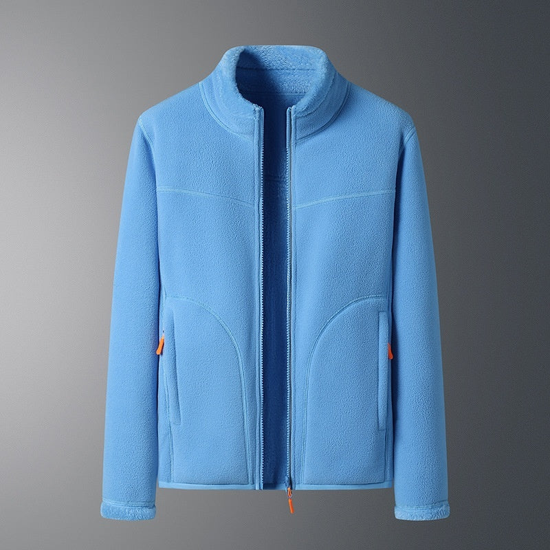 Outdoor Fleece Coat Men's And Women's Autumn And Winter Warm Fleece Sweater Fleece-lined by http://Lolyshop.shop