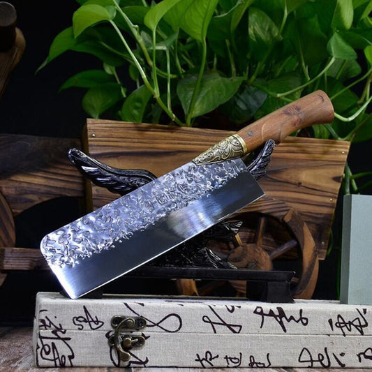 Longquan handmade kitchen knife by http://Lolyshop.shop
