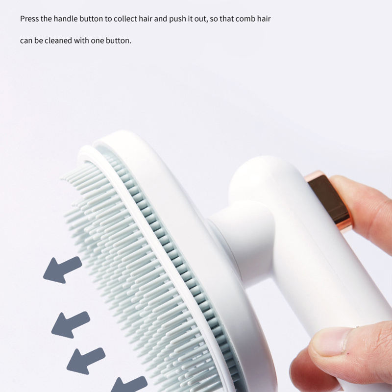 Pet Comb Cat Dog To Remove Floating Hair Pet Hair Brush Hair Removal Artifact Pet Grooming Brush Supplies Self Cleaning Comb Pet Products by http://Loyshop.shop