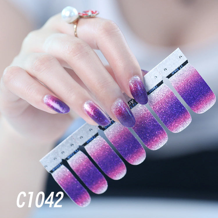 Nail polish nail sticker by http://Lolyshop.shop