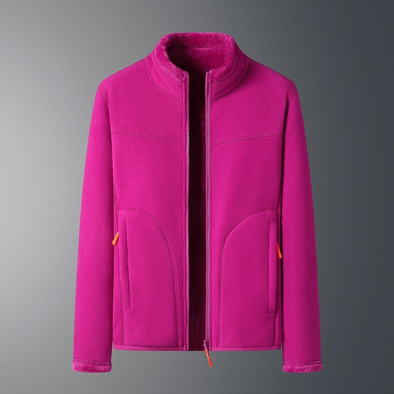 Outdoor Fleece Coat Men's And Women's Autumn And Winter Warm Fleece Sweater Fleece-lined by http://Lolyshop.shop