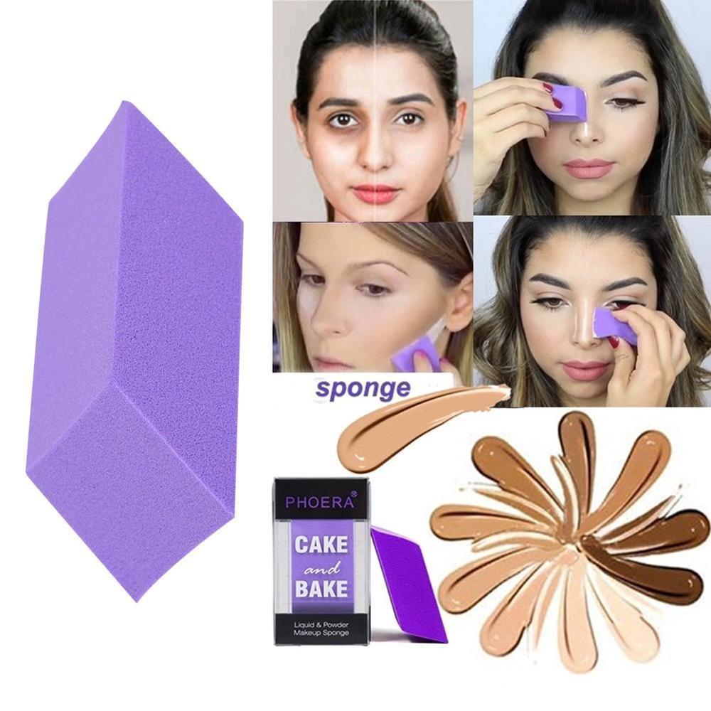 Quadrilateral shape makeup puff by http://Lolyshop.shop