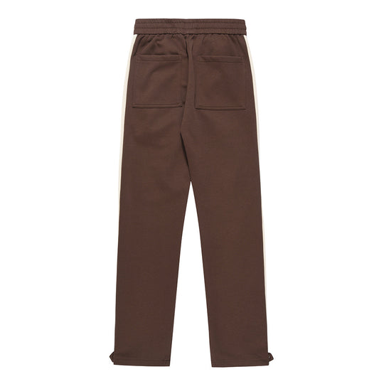 Fashion Stitching Casual Wide-leg Trousers Men