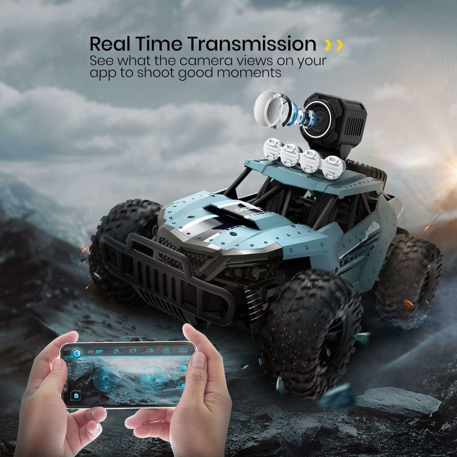 Remote Control Off-Road Trucks 2.4G Wifi 720P HD FPV Camera Kids Adults Toy Gift by http://Lolyshop.shop