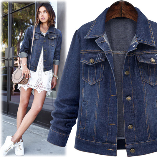 Women's short denim jacket by http://Lolyshop.shop