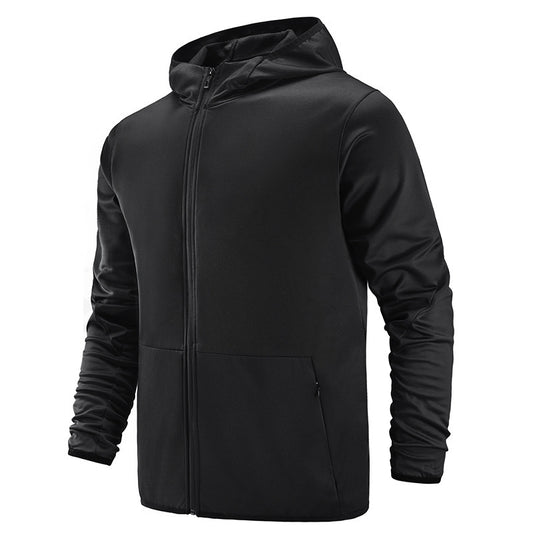 Men's Cardigan Hooded Sports Sweatshirt by http://Lolyshop.shop