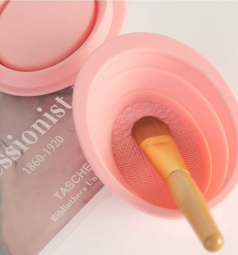 Silicone Cosmetic Makeup Brush Cleaning Pad Board - Http:// Lolyshop.shop
