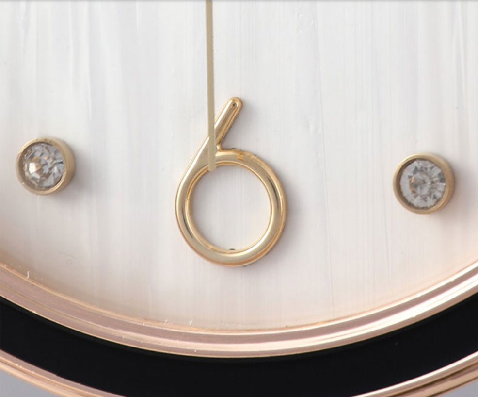 Marble Metal Clock Home by http://Lolyshop.shop