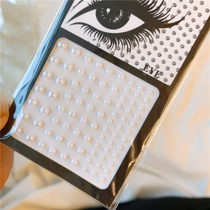 Eye And Face Decoration Patch Makeup Sticker Pearl Veneer Eye Makeup by http://Lolyshop.shop