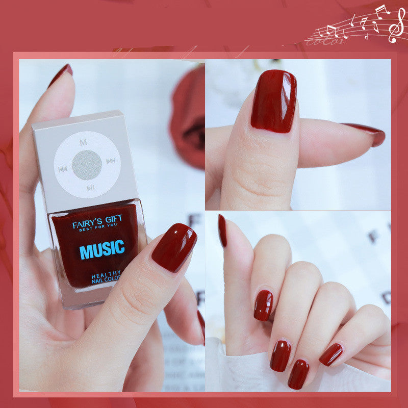 Odorless, Baking-free Nail Polish, Non-peelable Oily Nail Polish, Cherry Color Nail Polish by http://Lolyshop.shop
