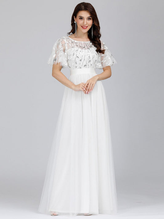 European And American Xl Fat Girl Sister Group Bridesmaid Dress Sequin Mesh Annual Party Banquet Adult Ceremony Evening Dress