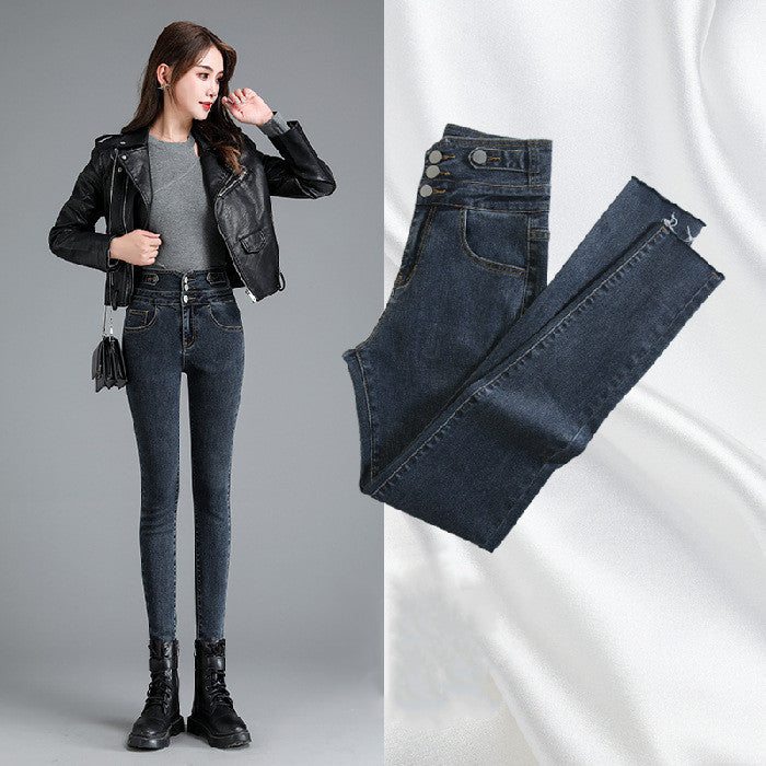 Jeans Women's Small Feet Autumn Clothes New Look Thin by http://Lolyshop.shop