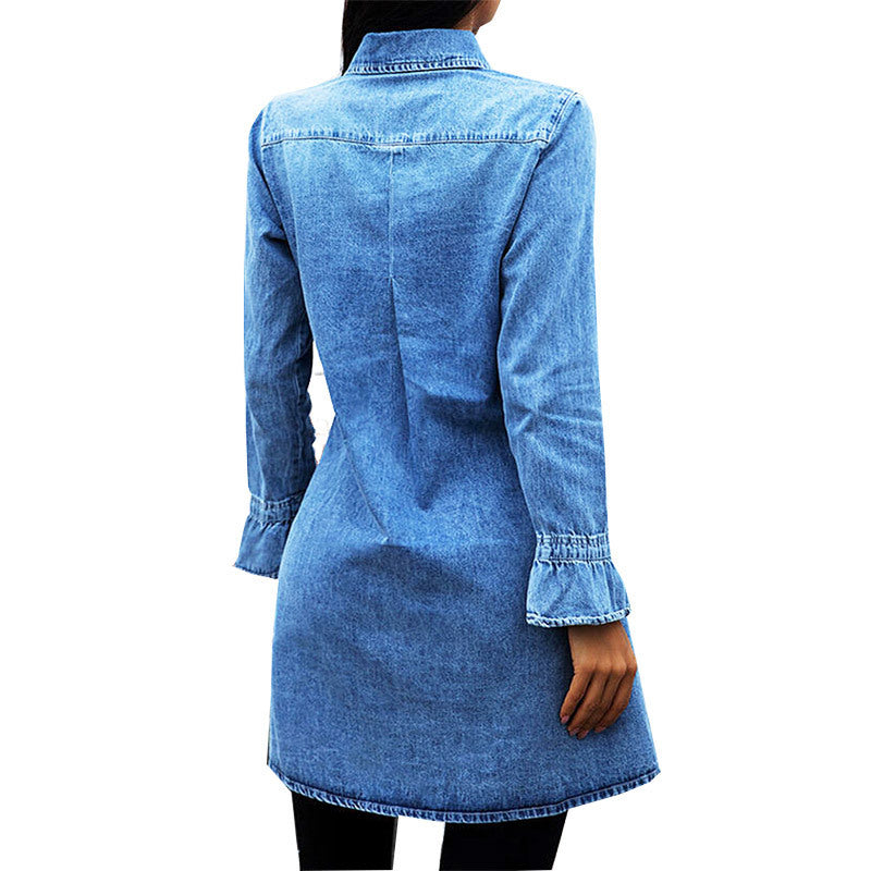 Fashion Slim Denim Dress Women by http://Lolyshop.shop