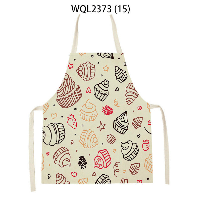 Cartoon Apron Kitchen Printing Sleeveless Blouse by http://Lolyshop.shop