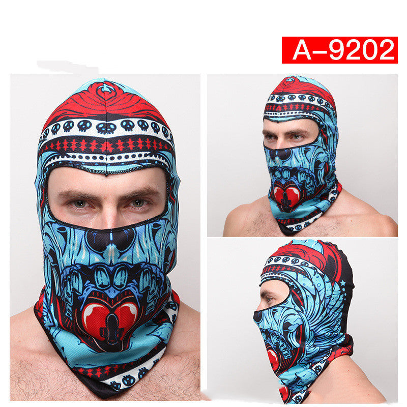 Riding Skating Dust Hood Halloween Skull Mask by http://Loyshop.shop