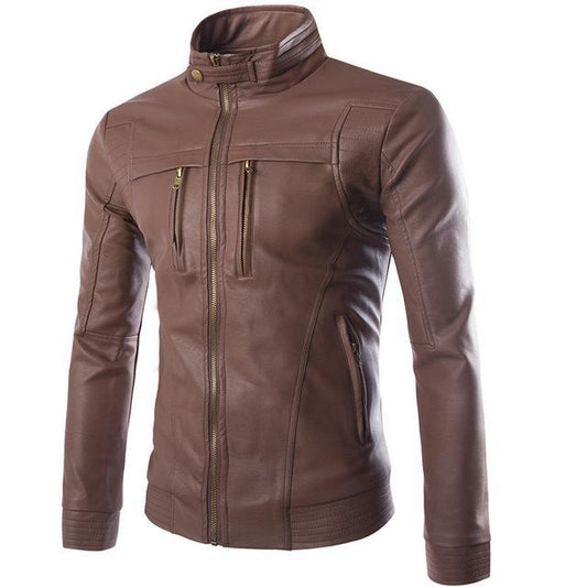 Striven Mens Leather Jacket by http://Lolyshop.shop