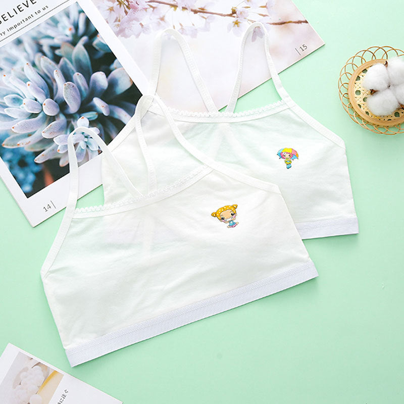 Primary School Students Development Period Girls Bra Sports Children's Underwear Vest by http://Lolyshop.shop