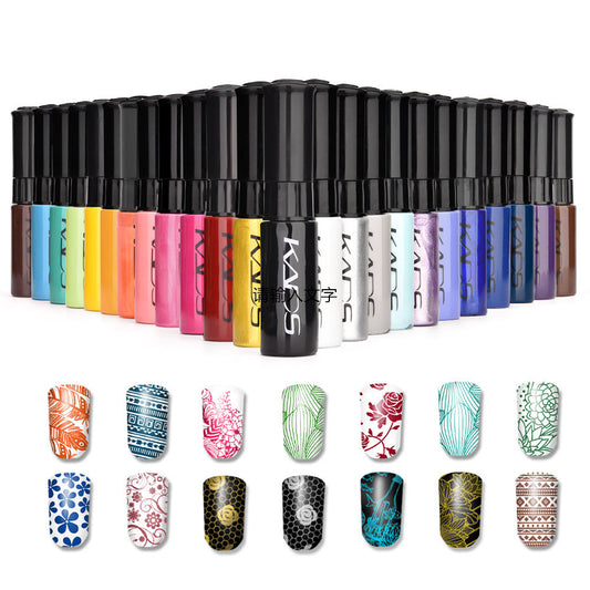 Color print nail polish by http://Lolyshop.shop
