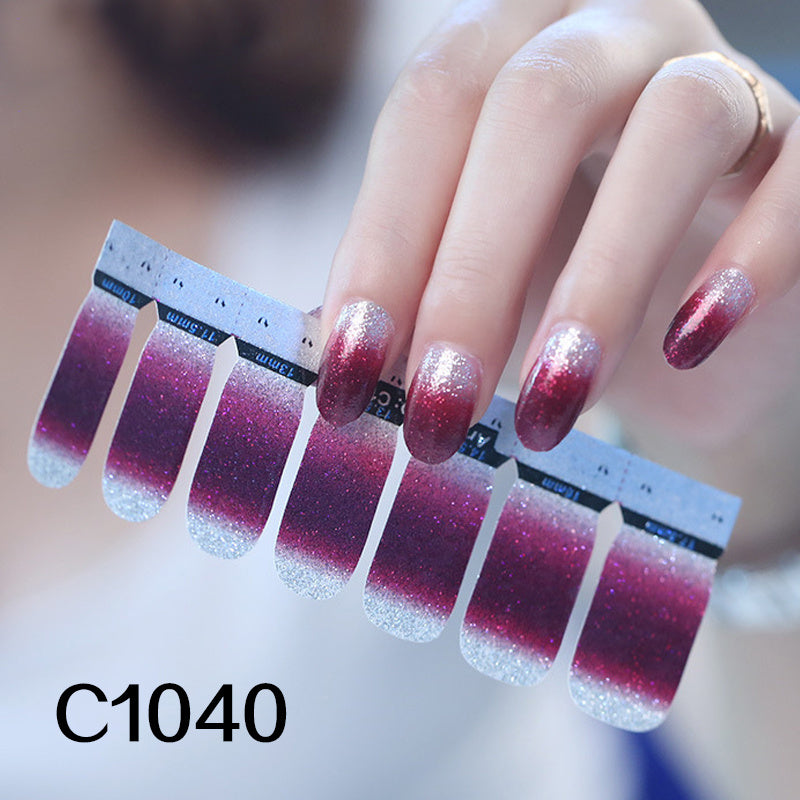 Nail polish nail sticker by http://Lolyshop.shop