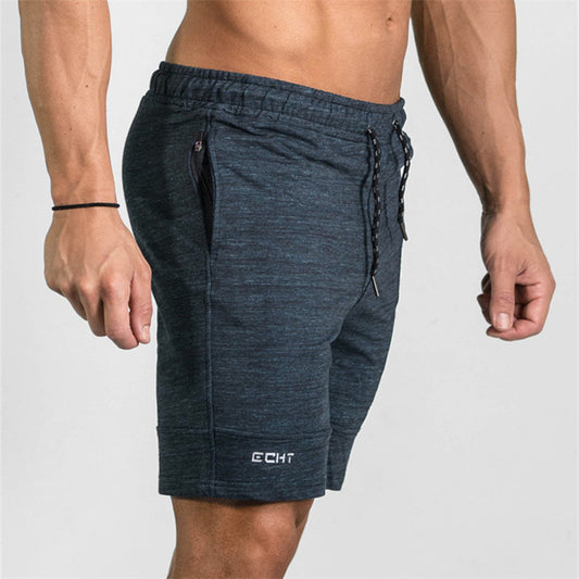 Summer Men's Gyms Shorts Bodybuilding Clothing Men Fitness Zipper Pathwork Workout Cotton Shorts by http://Lolyshop.shop