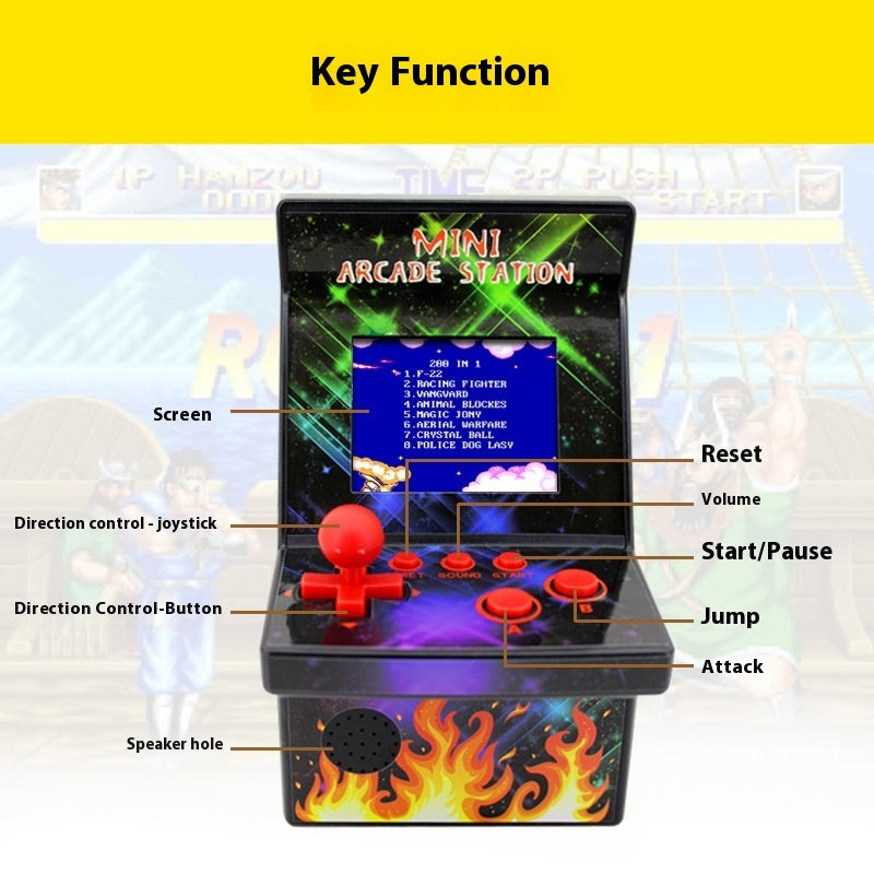 Mini Handheld Game Machine Children's Nostalgia Small Arcade by http://Lolyshop.shop